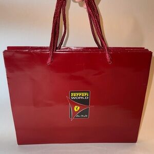 Ferrari World Abu Dhabi 3 Red Gift Bag